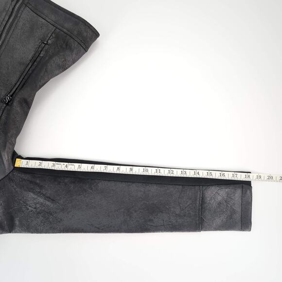 Desigual Millet Women's Black Front Zipper Motorcycle Jacket - US Size 6 - NWT - Picture 11 of 16